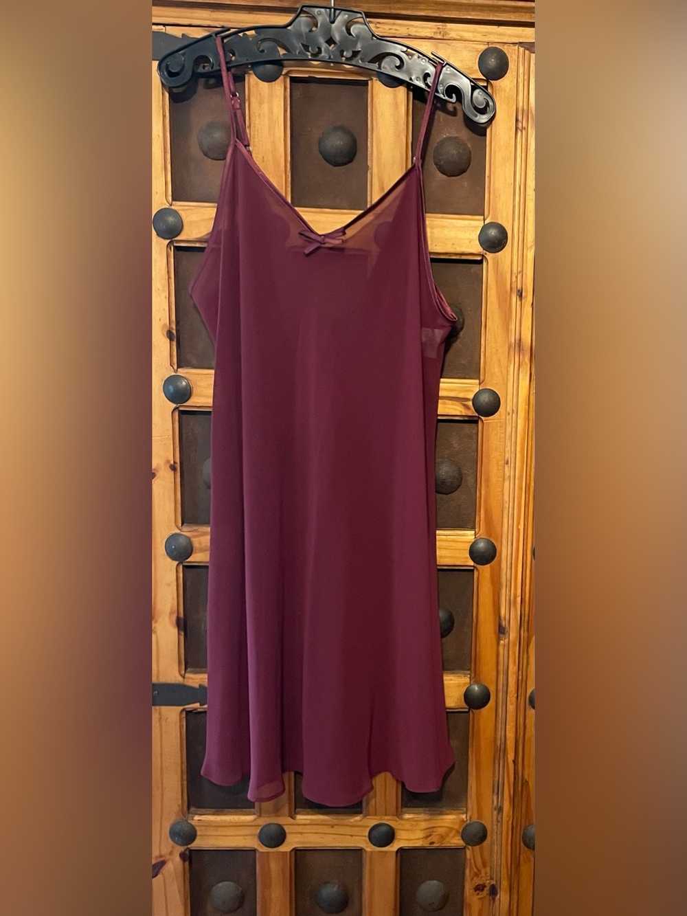 NWOT Secret Treasures Chemis size medium burgundy